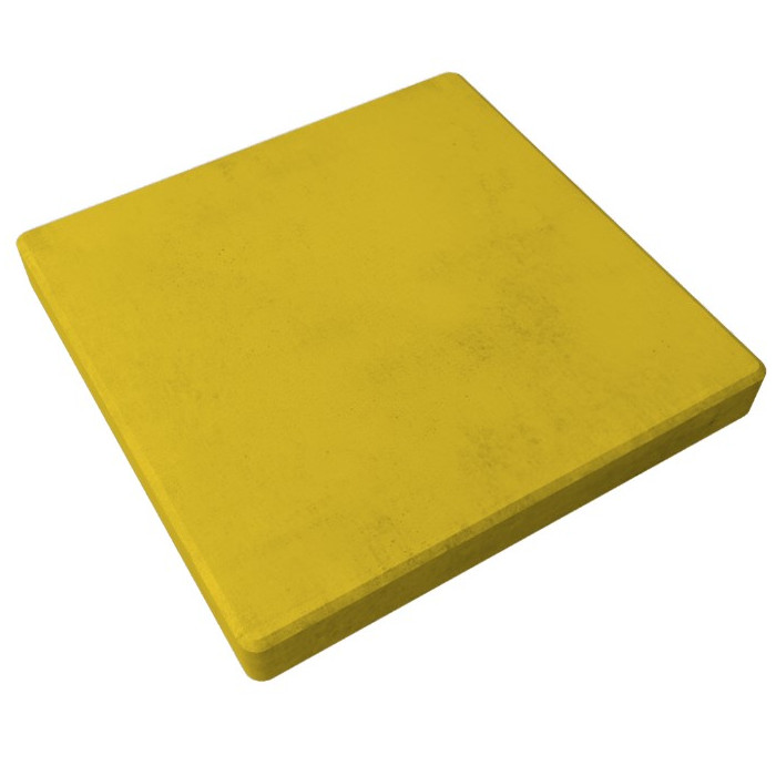 Квадратная тротуарная плитка 330х330х70 Желтый